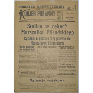 Kurjer Poranny - Początek Przewrotu, 13 Maja 1926 r.