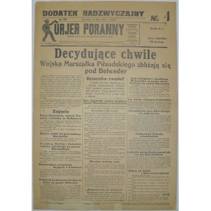 Kurjer Poranny - Decydujące Chwile, 14 Maja 1926 r.(1)