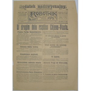 Robotnik - Początek Przewrotu, 12 Maja 1926 r.