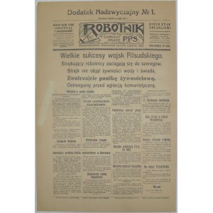 Robotnik - Sukcesy Piłsudskiego, 14 Maja 1926 r.