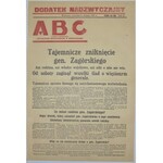 ABC - Zniknięcie Gen. Zagórskiego, 11 sierpnia 1927 r.