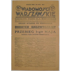 Wiad. Warszawskie Wiece 1 Maja 1929r.