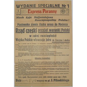 Express Poranny - Sprawa Zaolzia 1 X 1938