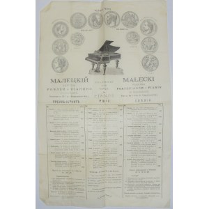 Małecki J. - Fortepiany I Pianina, W-Wa, 1908