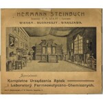 Steinbuch H. - Dla Aptek, Warszawa, 1908 R.