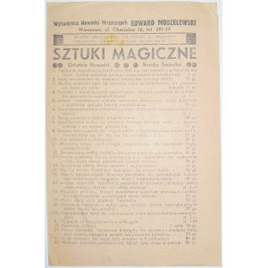 Sztuki Magiczne, Warszawa, Lata 1930-te