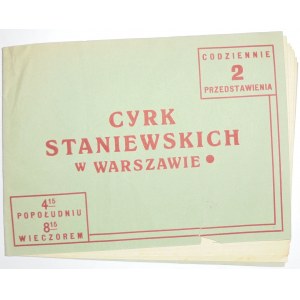 Cyrk Staniewskich W Warszawie. - I 1932