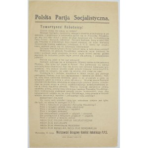 1926 - Przew. maj. - P.P.S.(2)- Odezwa