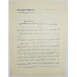 1926 - wyb. prezyd. - Pol. Zw. Synarchiczny