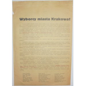 1928 - wybory parl. - BBWR, Kraków