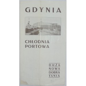1930 - Gdynia - Reklama chłodni portowej