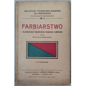 Dominikiewicz M. - Farbiarstwo, 1918