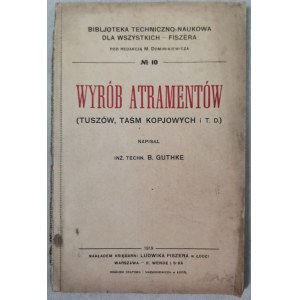 Guthke B. - Wyrób Atramentów, 1919