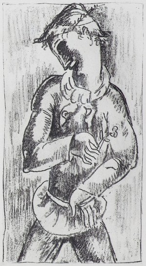 Zak Eugeniusz, MŁODZIENIEC Z KWIATKIEM, 1929