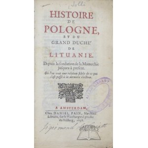 JOLLI J. G., Histoire de Pologne et du Grand Duche de Lituanie.