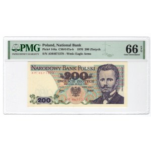 200 złotych 1976 - seria AM - PMG 66 EPQ