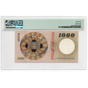 1.000 złotych - 1965 - seria B - PMG 64