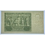 50 złotych 1936 - RZADKI - awers czysty rewers bez jasnopomarańczowego poddruku oraz numeracji - PMG 63 EPQ