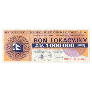 Bydgoski Bank Budownictwa S.A. - Bon Lokacyjny 1 000 000 złotych