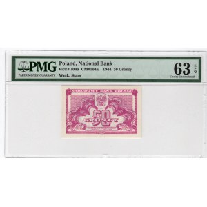 50 gorszy 1944 - PMG 63 EPQ