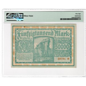 GDAŃSK / DANZIG - 50.000 marek 1923 - PMG 58