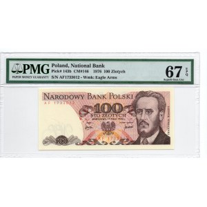 100 złotych 1976 - AF - PMG 67 EPQ