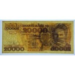 20 000 złotych 1989 - seria AA - PMG 55