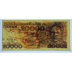 WZÓR/SPECIMEN - 20.000 złotych 1989 - seria A - PMG 63 EPQ
