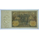 10 złotych 1929 - seria GX - PMG 45