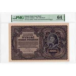 1.000 marek polskich 1919 - III Serja AA - PMG 64