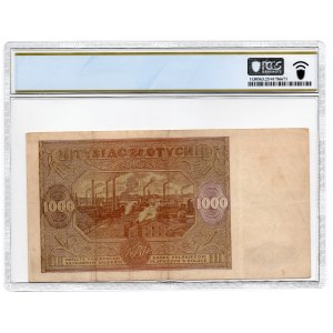 1 000 złotych 1946 - seria F - PCGS 25