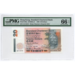 Hong Kong - 20 Dolarów 1993 - PMG 66 EPQ