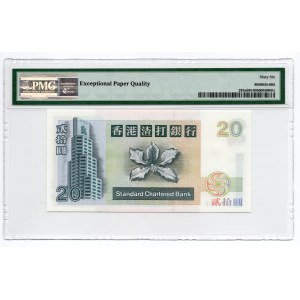 Hong Kong - 20 Dolarów 1993 - PMG 66 EPQ