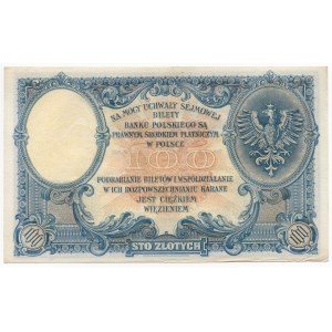 100 złotych 1919 - Seria S.B.