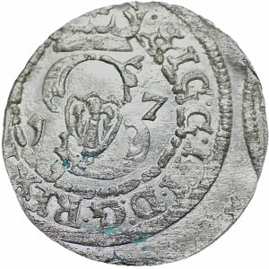 Zygmunt III Waza (1587-1632) - Szeląg 1617 Wilno - SIG . G . III - Kolekcja Górecki