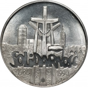 100.000 złotych 1990 - Solidarność - TYP A - PCG MS70