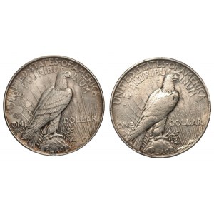 USA - 2 x 1 dolar 1922 - Peace Dollar