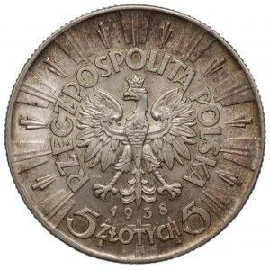 II RP - 5 złotych 1938 - Józef Piłsudski