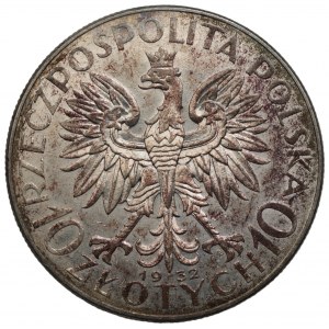 II RP - 10 złotych 1932 - Głowa kobiety