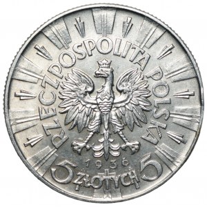 II RP - 5 złotych 1936 - Józef Piłsudski