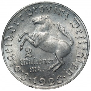 NIEMCY - Westfalia - 2 miliony marek 1923