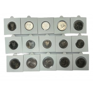 PRL - Zestaw 15 monet - 1967 - 1984