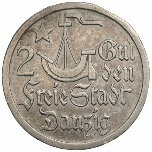 Wolne Miasto Gdańsk - 2 guldeny 1923