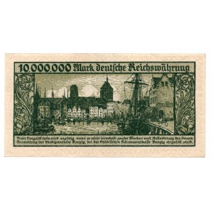 GDAŃSK / DANZIG - 10.000.000 marek 1923 - seria A