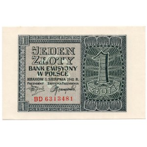 1 złoty 1941 - seria BD