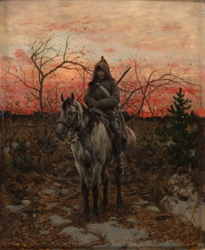 Alfred Wierusz-Kowalski, Na stanowisku, ok. 1880