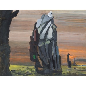 Rafał Malczewski, LES RUINES DE WARSAW, 1959