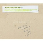 Barna Ilona (1897-1974): Magas Tátra, 1968. Akvarell, papír, jelzett, üvegezett fa keretben. 39x28 cm / Ilona Barna ...