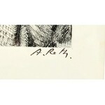 Réth Alfréd (1884-1966): Cím nélkül, 1962. Aquaforte, rézkarc, papír. Jelzett. Művészpéldány e.a jelzéssel...
