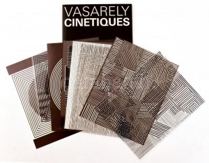 Vasarely Victor (1908-1997): Cinetiques. Szitanyomat, papír vagy műanyag lap. Neuchatel, 1973, Éditions du Griffon...